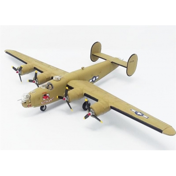 Plastikmodell - ATLANTIS Models 1:92 B-24J Bomber Buffalo Bill mit Drehständer - AMCH218
